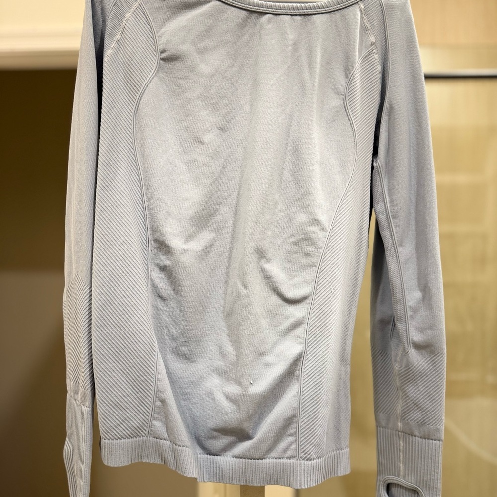 Women's Long Sleeve Gray Top